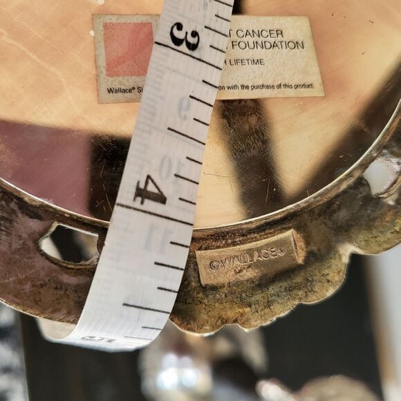 2 Baroque Wallace Silver Plate Antique Victorian Rococo Candlestick Holders 9x4 - Picture 15 of 15